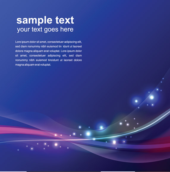 free vector Bright blue stars background vector